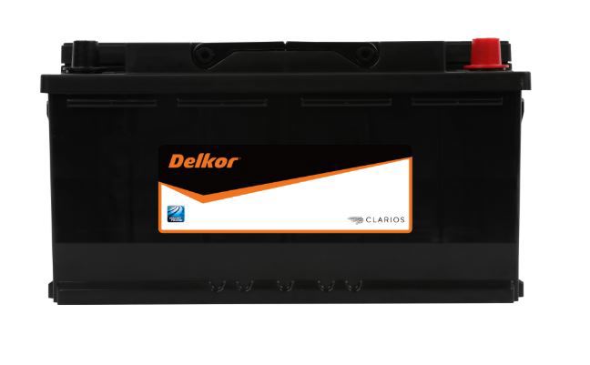 Delkor 60038 Car DIN88H 12V 900CCA 100Ah Calcium Maintenance Free Battery (36M)