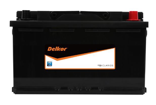 Delkor 59096 Car DIN77H 12V 912CCA 90Ah Calcium Maintenance Free Battery (36M)