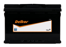Delkor 58012 Car DIN66H 12V 770CCA 90AH Calcium Maintenance Free Battery (36M)