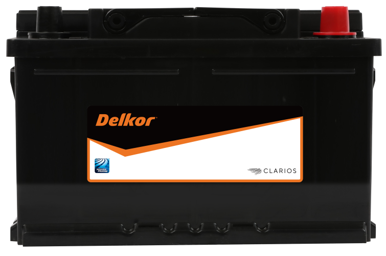 Delkor 57030 Car DIN66 12V 630CCA 70AH Calcium Maintenance Free Battery (36M)