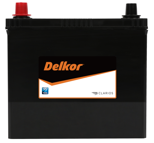 Delkor 51-430 Car 55B24RS 430CCA 45Ah 12V Calcium