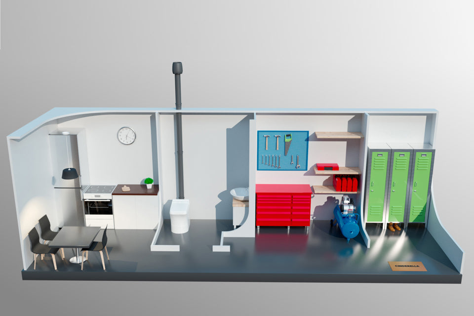 Cinderella Comfort 240V Incineration Toilet