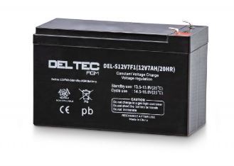 DELTEC DEL-S12V7F1 12V 7Ah Standby AGM Battery
