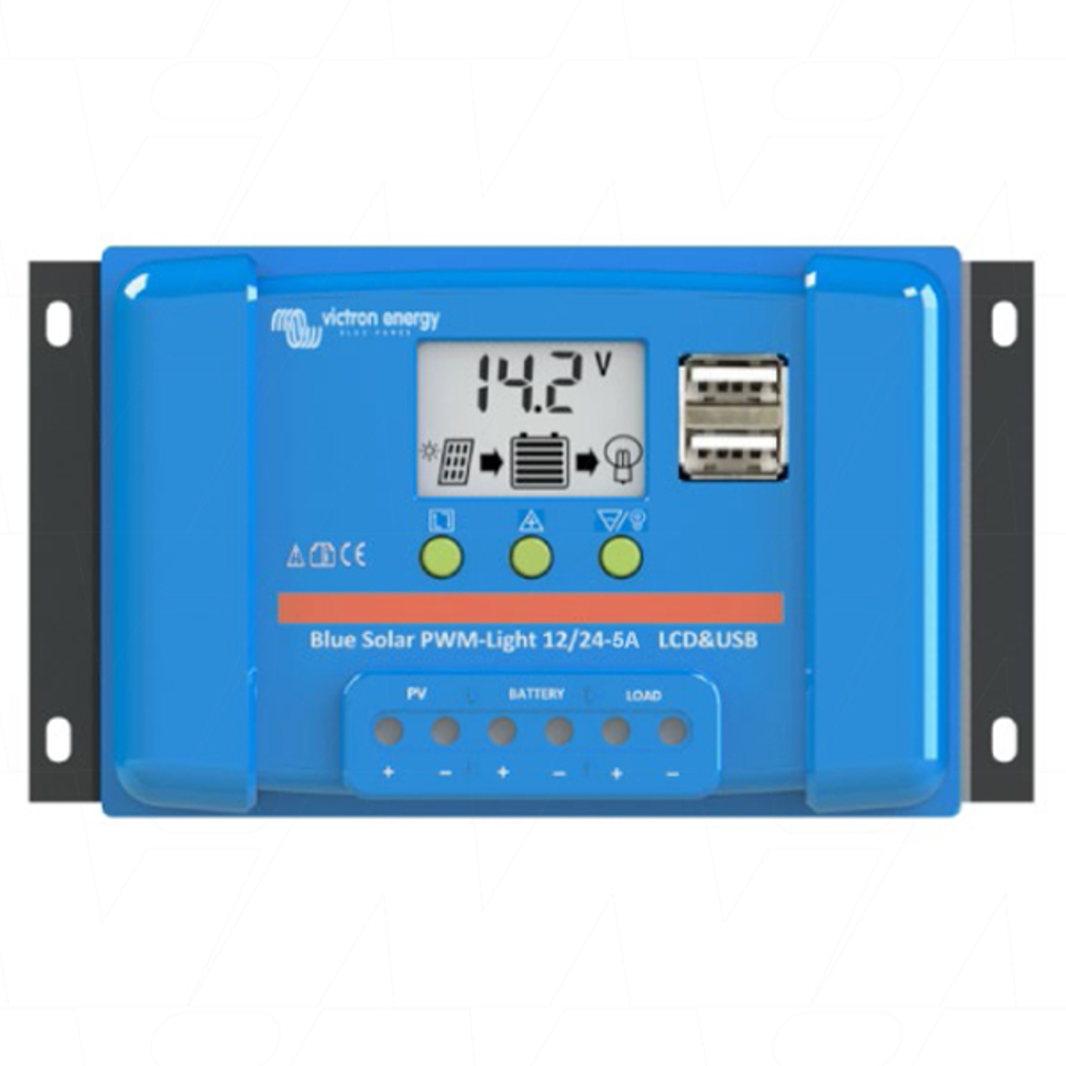 BlueSolar PWM-LCD&USB 12/24V-5A