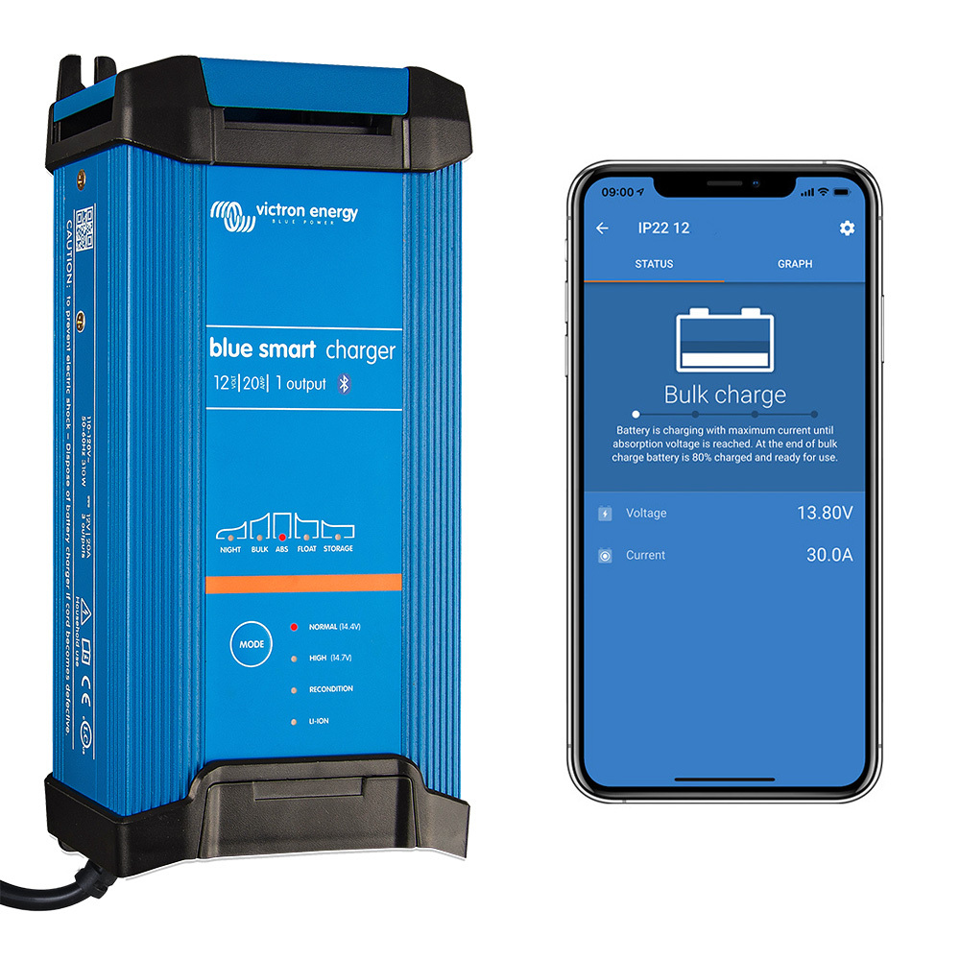 Blue Smart IP22 Charger 12/20(1) 230V AU/NZ