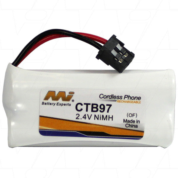 MI Battery Experts CTB97 Cordless Telephone Battery suitable for Uniden
