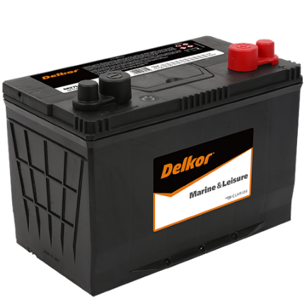 Delkor M27L Marine Deep Cycle 12V 97Ah 680CCA RC162 GP27 SEALED MAINTENANCE FREE BATTERY