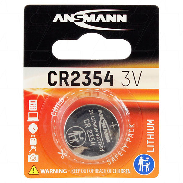 CR2354 3V 550mAh LITHIUM COIN CELL BATTERY