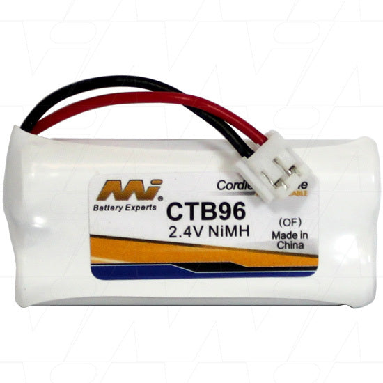 MI Battery Experts CTB96 Cordless Telephone Battery suitable for GE, Sanik, Telstra, Uniden, V-Tech