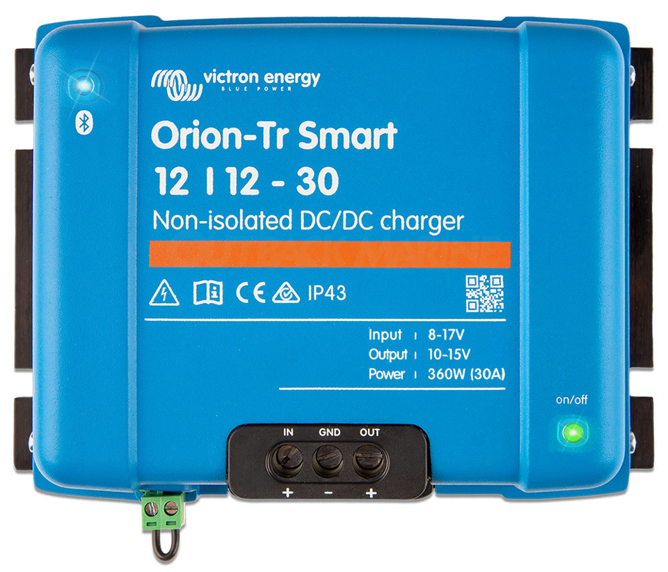 Orion-Tr Smart 12/12-30A (360W) Non-isolated DC-DC charger.