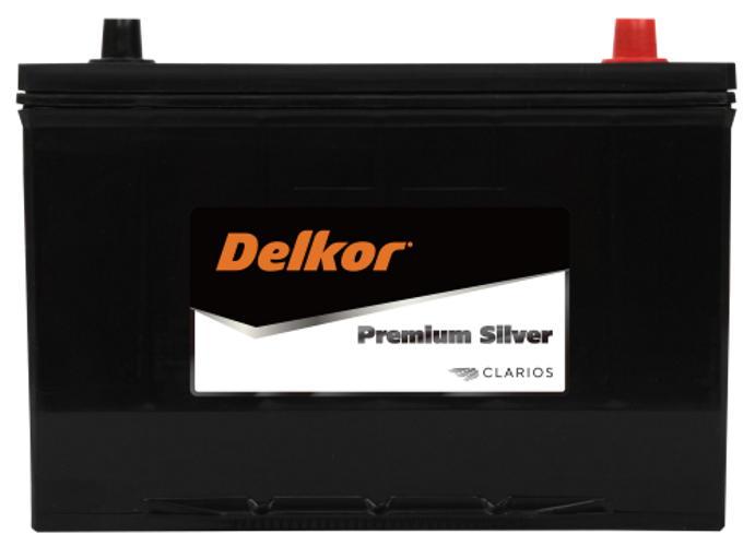 Delkor Premium Silver 125D31RSILVER Car MF70ZZ 12V 760CCA 95AH