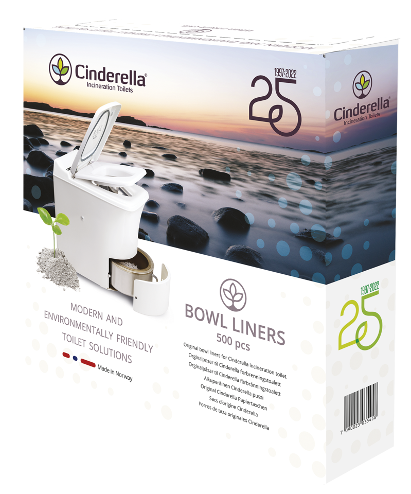 Cinderella Bowl Liners - Carton = 5 x 500 (2500 Liners)