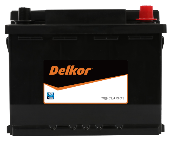 Delkor 56219 DIN55H Calcium 12v 580cca 62ah Calcium Maintenance Free Battery (36M)