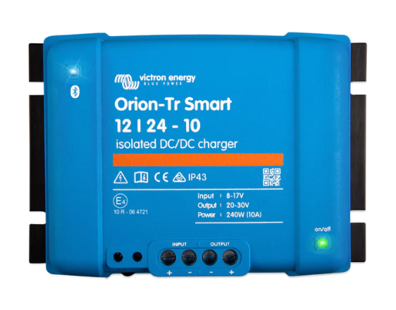 Orion-Tr Smart 12/24-10A (240W) Isolated DC-DC charger.