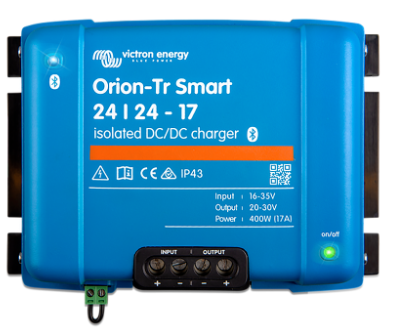 Orion-Tr Smart 24/24-17A (400W) Non-isolated DC-DC charger.