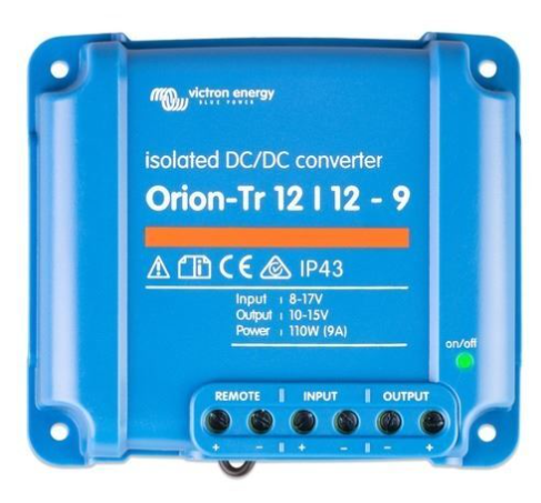 Orion-Tr 12/12-9A (110W) Isolated DC-DC converter.