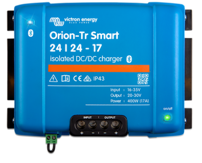 Orion-Tr Smart 24/24-17A (400W) Isolated DC-DC charger.